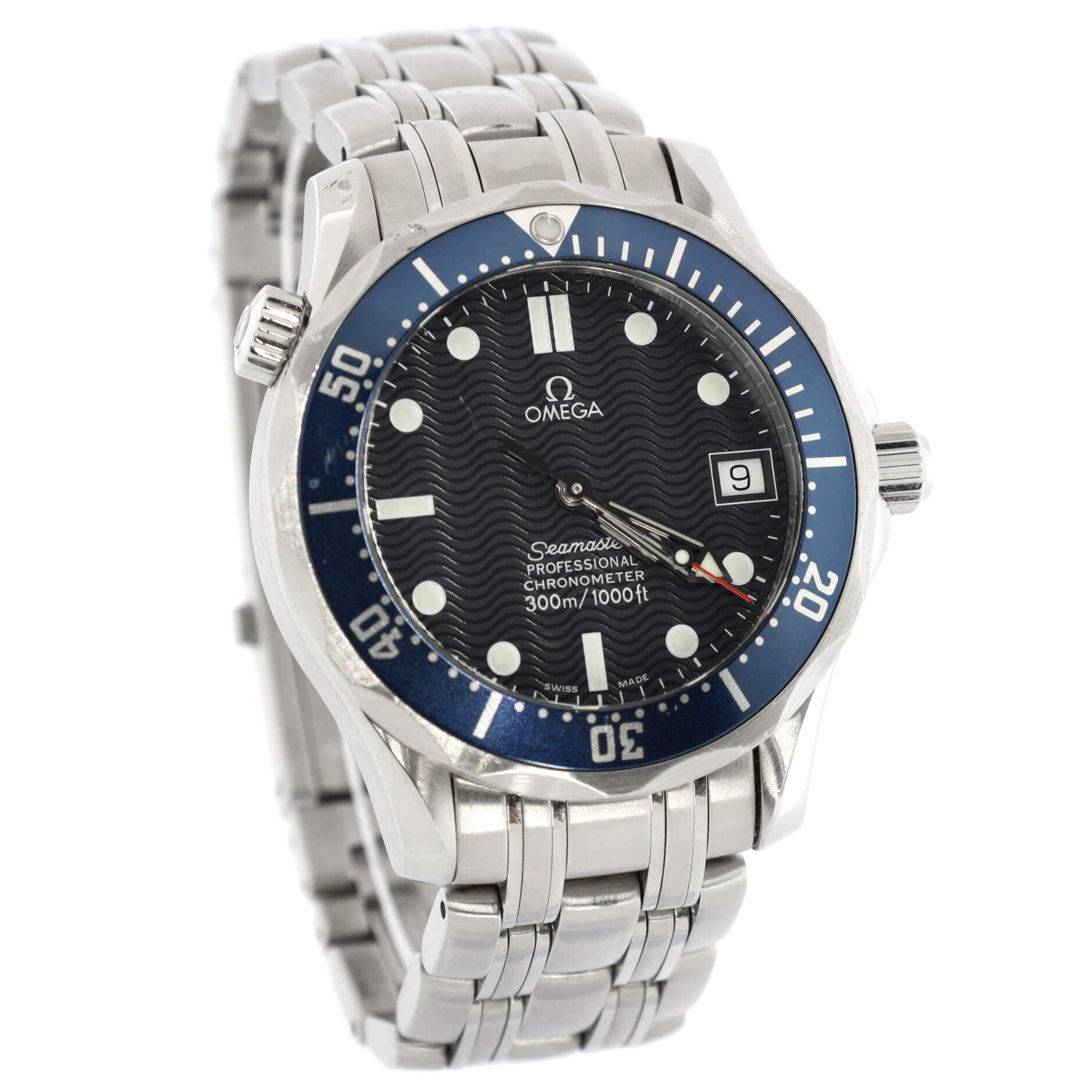 Omega Seamaster Professional Diver 300M Chronometer Automatic Watch Stainless Steel 36