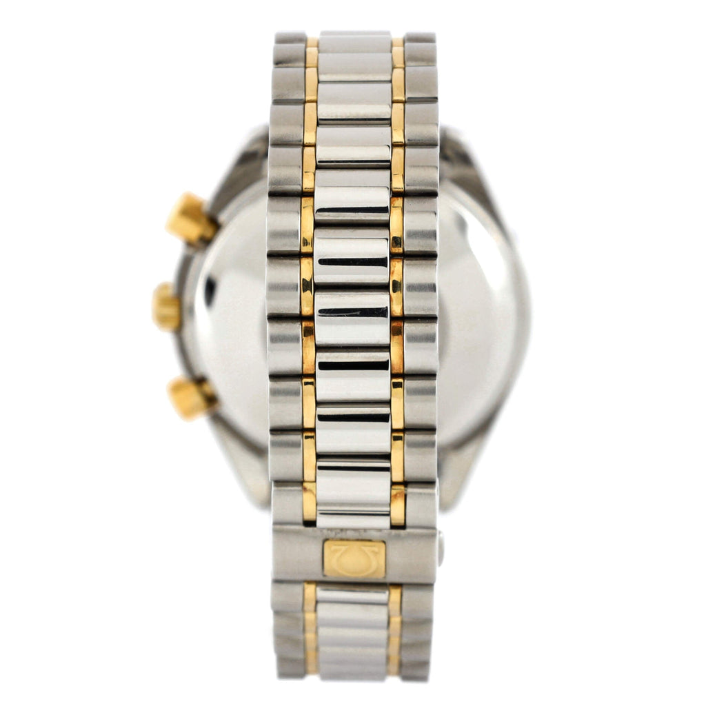 Omega Speedmaster Triple Calendar Moon Phase Chronograph Automatic Watch Stainless Steel and Yellow Gold 39