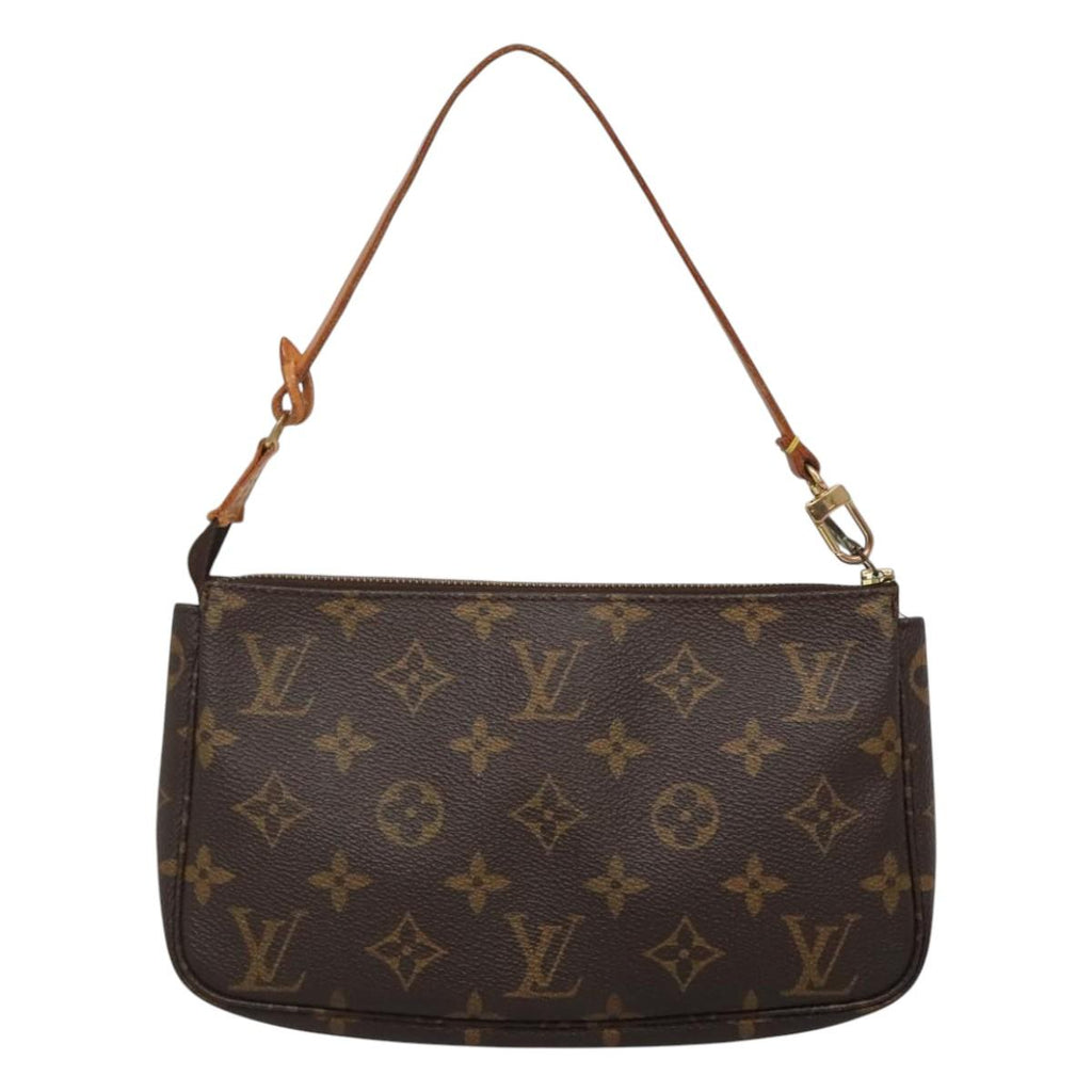 Louis Vuitton Pochette Accessoire Canvas Clutch Bag