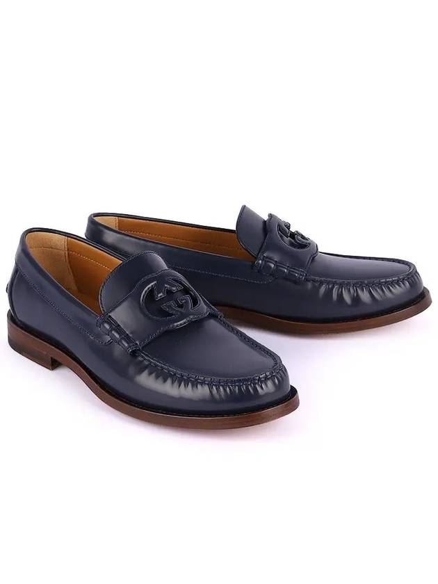 Gucci Interlocking G Loafers Blue