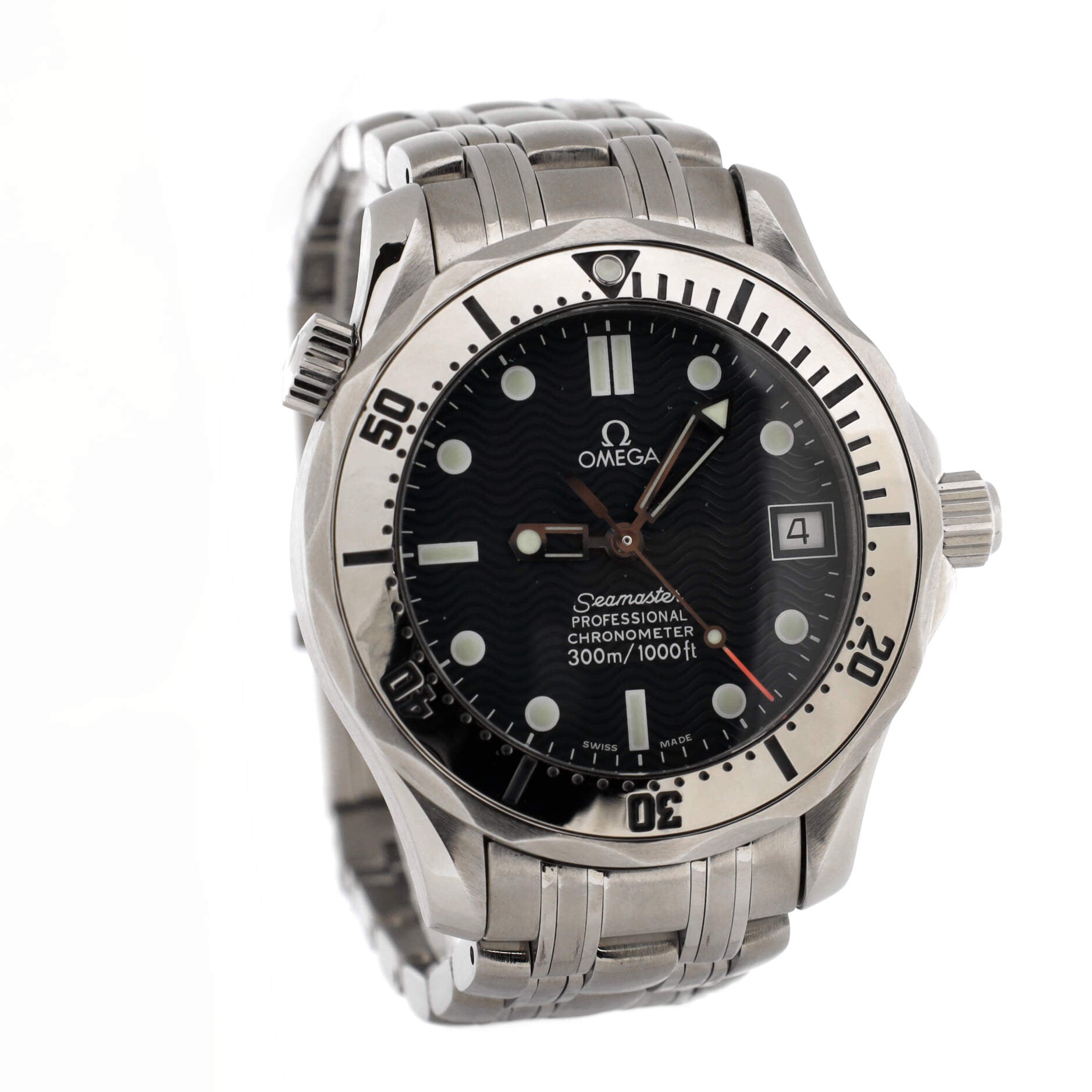 Omega Seamaster Professional Diver 300M Chronometer Automatic Watch Stainless Steel 36