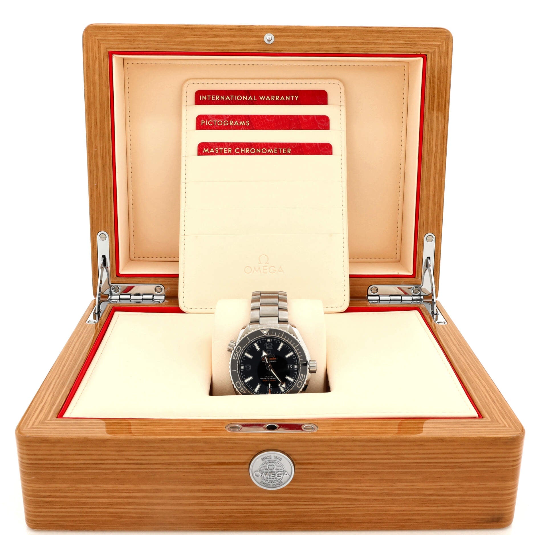 Omega Seamaster Professional Planet Ocean 600M Co-Axial Chronometer Automatic Watch Stainless Steel 39