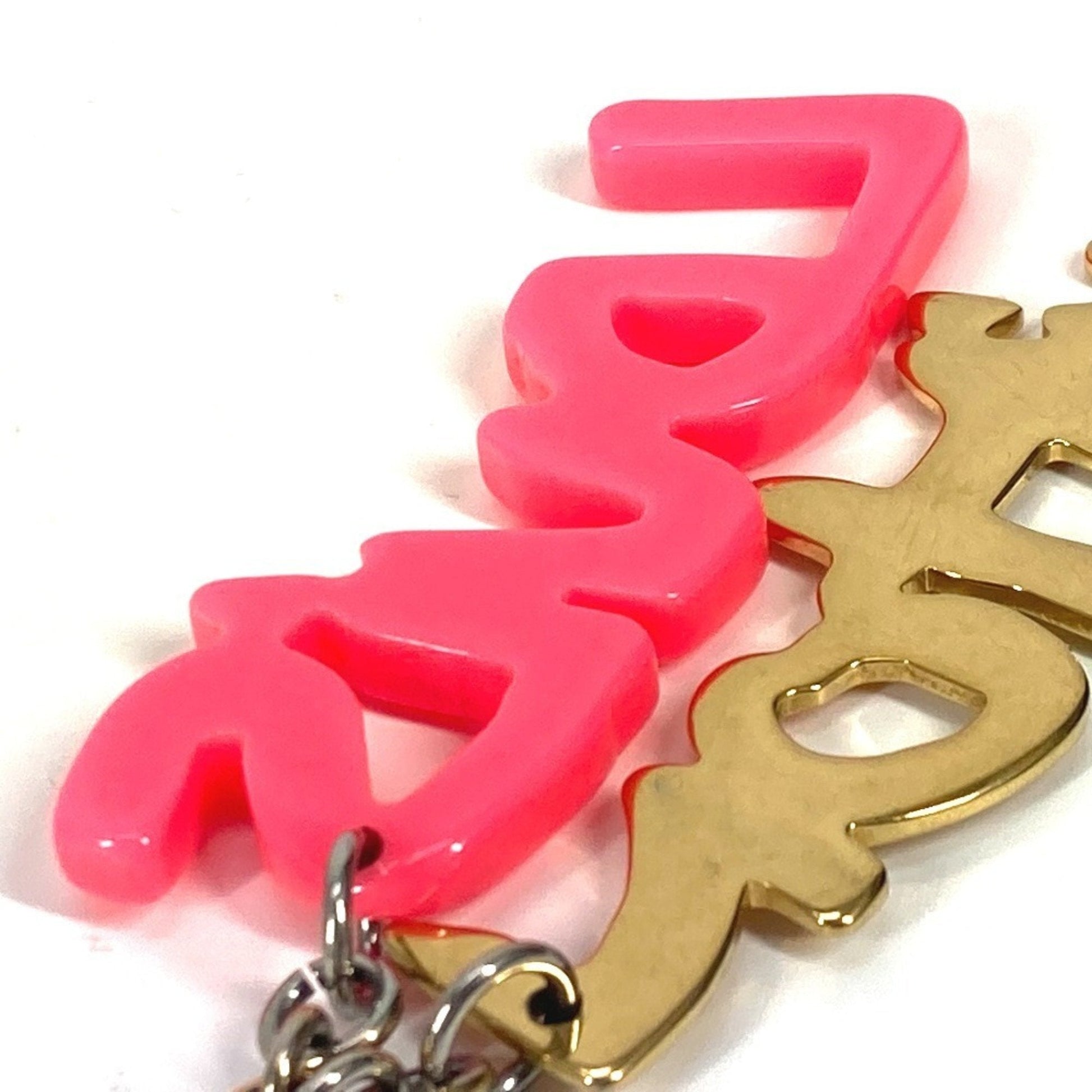 Louis Vuitton gold pink Metal Keyring