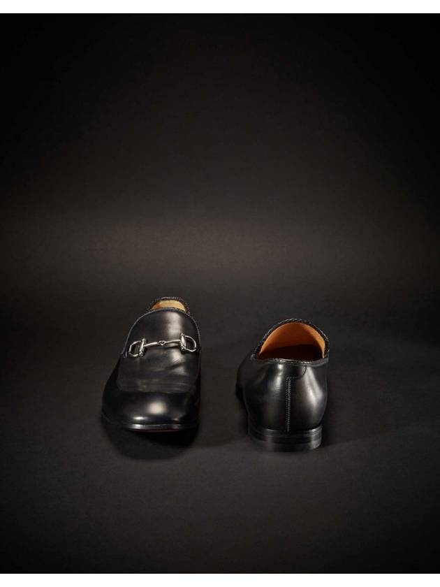 Gucci Horsebit Jordan Leather Loafer Black