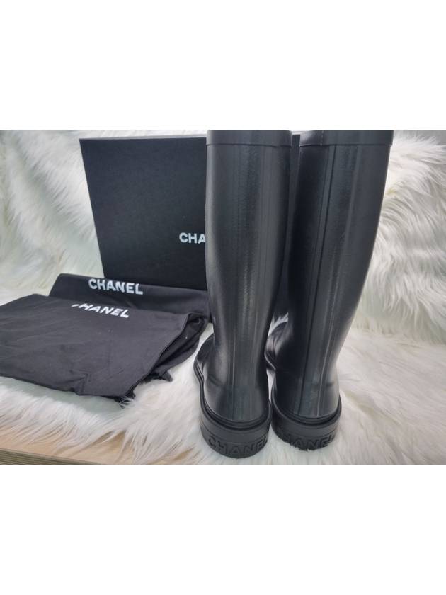 CC Logo Caoutchouc Rain Boots Black