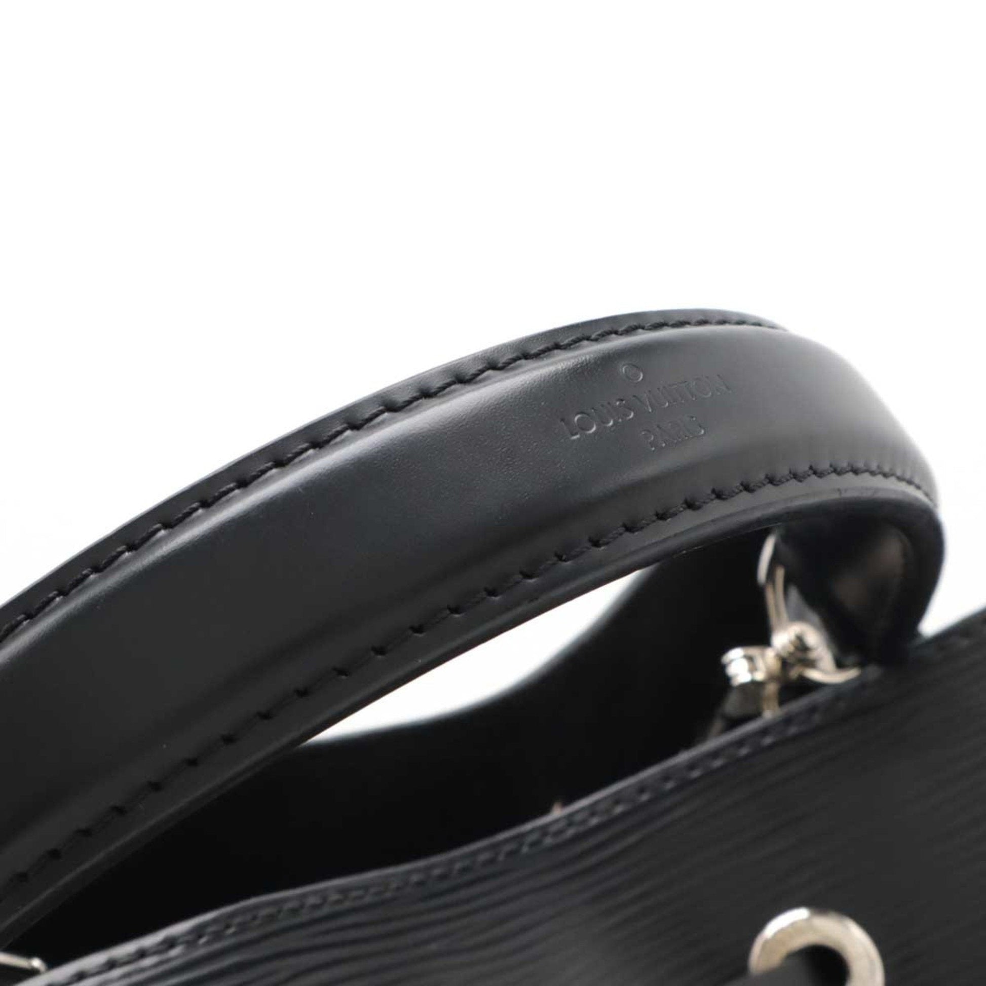 Louis Vuitton Noir Epi Leather Handbag Shoulder Bag