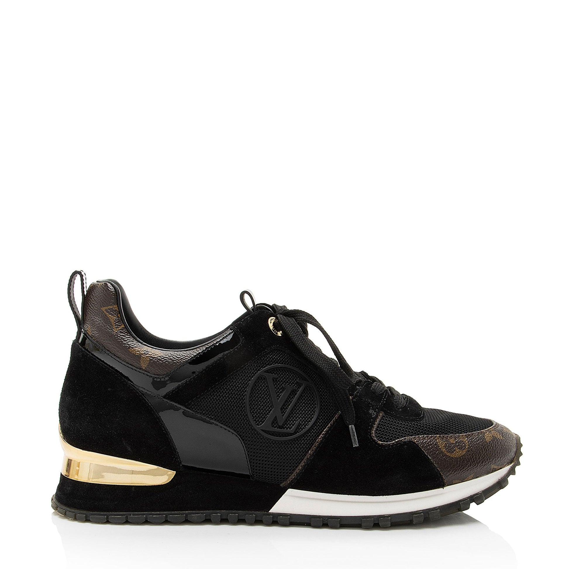 Louis Vuitton Monogram Canvas Suede Run Away Sneakers