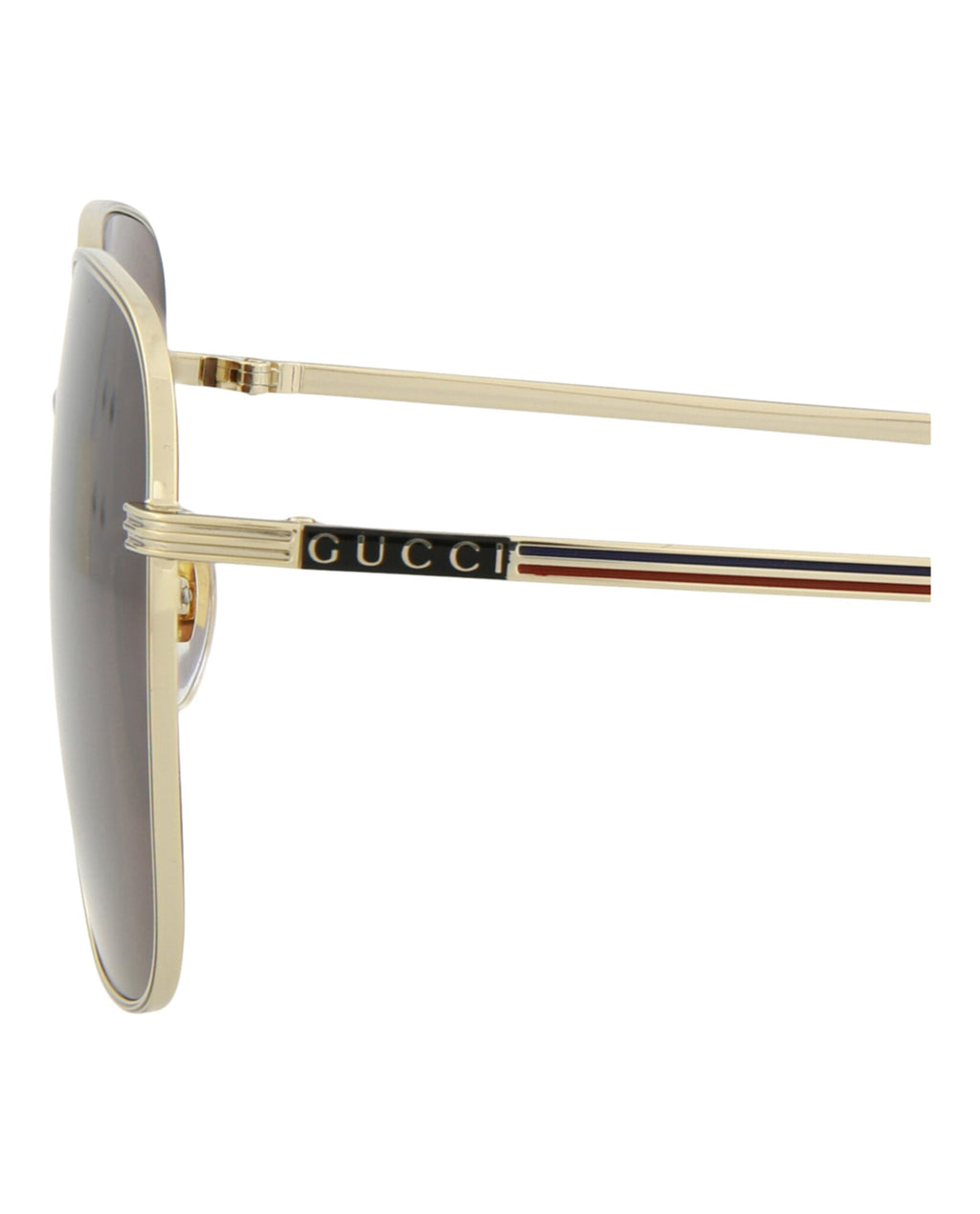 Square-Frame Metal Sunglasses