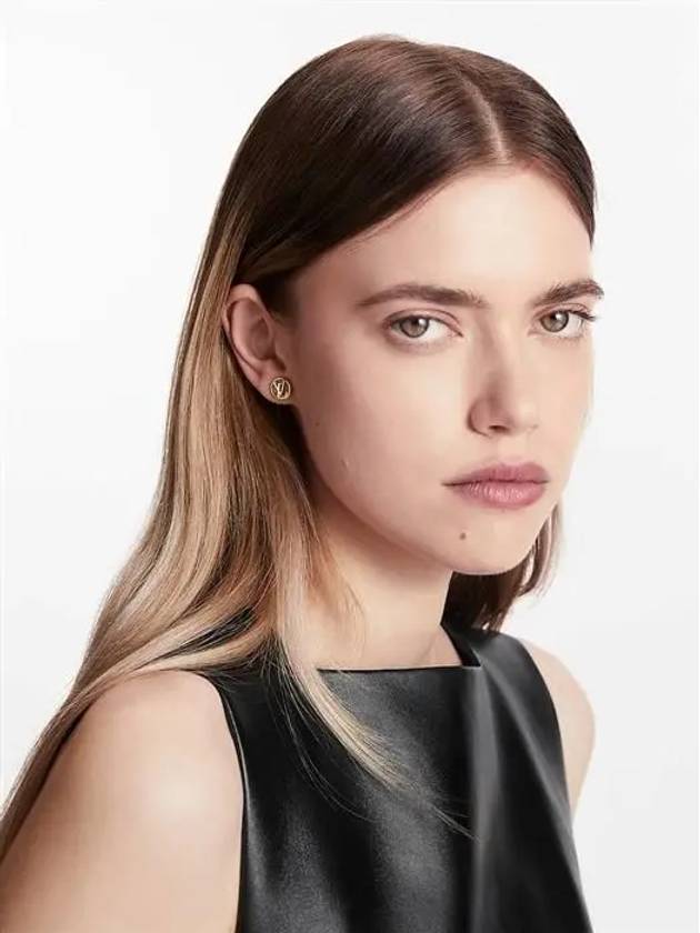 Louis Vuitton Crazy In Lock Earrings Set Gold