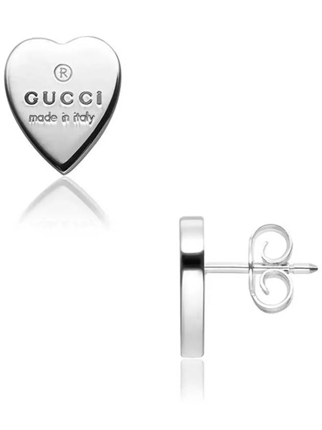 Gucci Trademark Heart Earrings YBD223990001 Silver