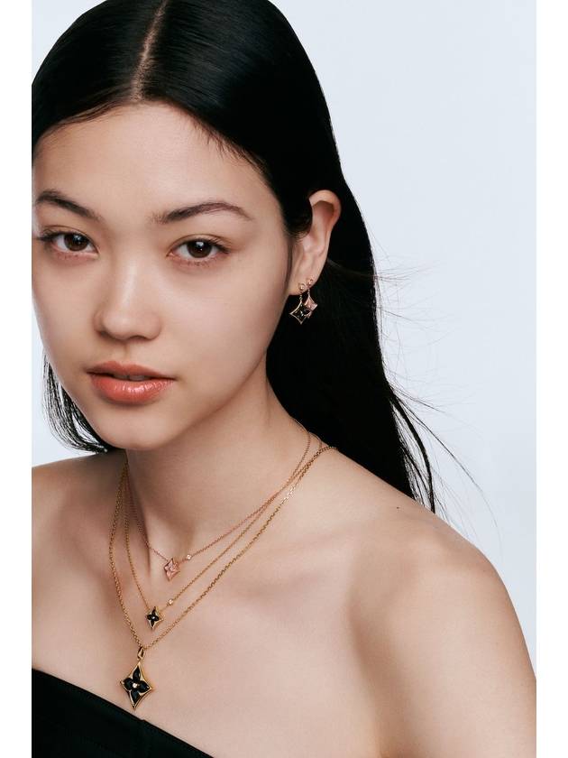 Louis Vuitton Color Blossom Star BB Earrings Pink Gold