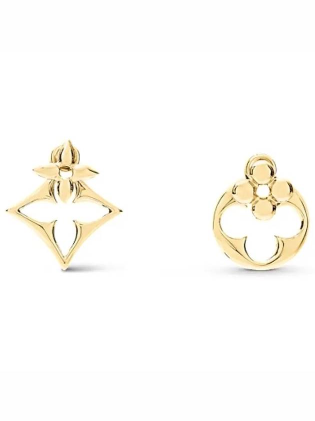 Louis Vuitton Flowergram Earrings Gold