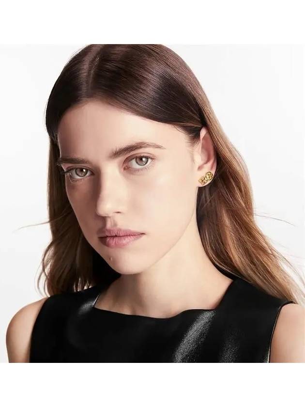 Louis Vuitton Crazy In Lock Earrings Set Gold
