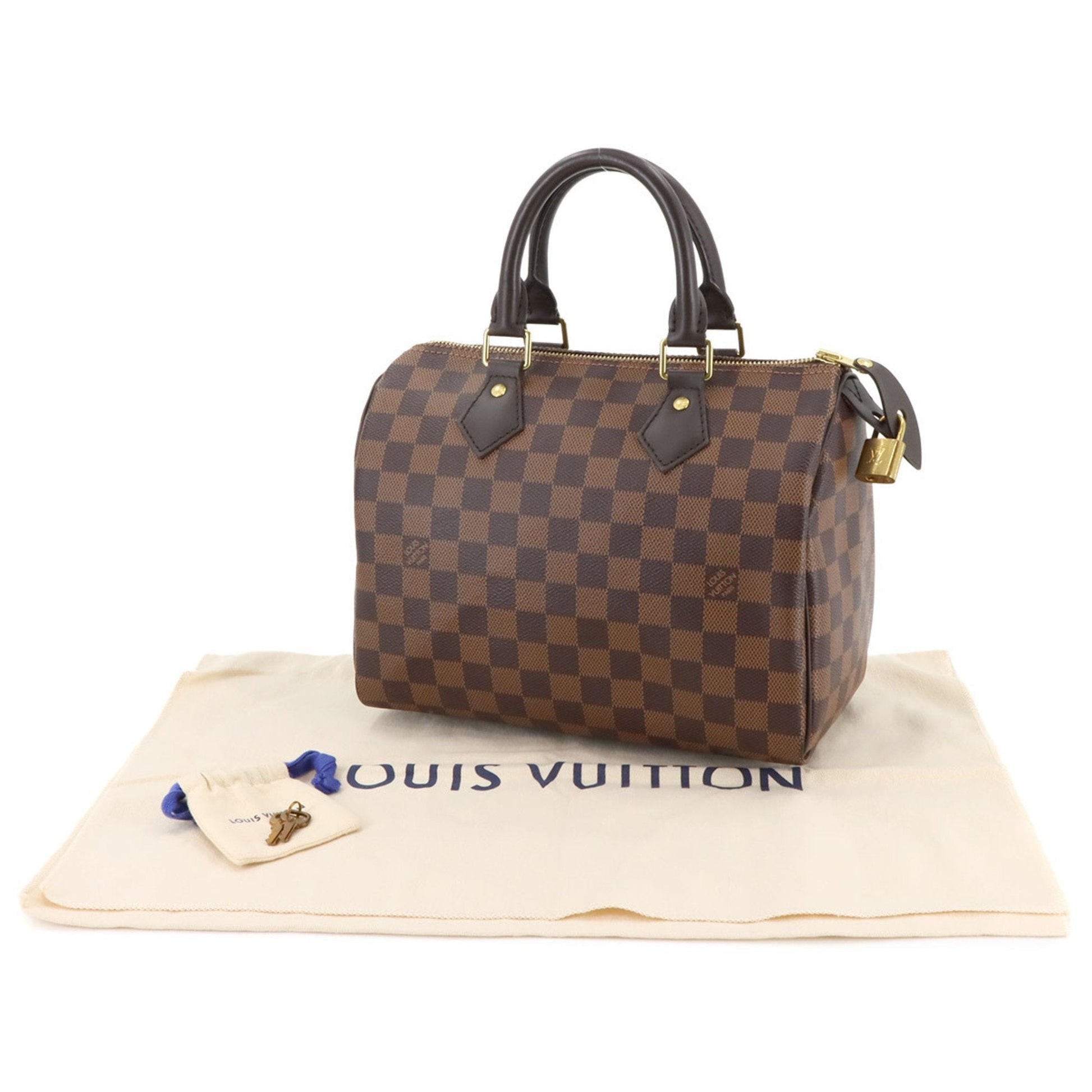 Louis Vuitton Ebene Damier Canvas Handbag
