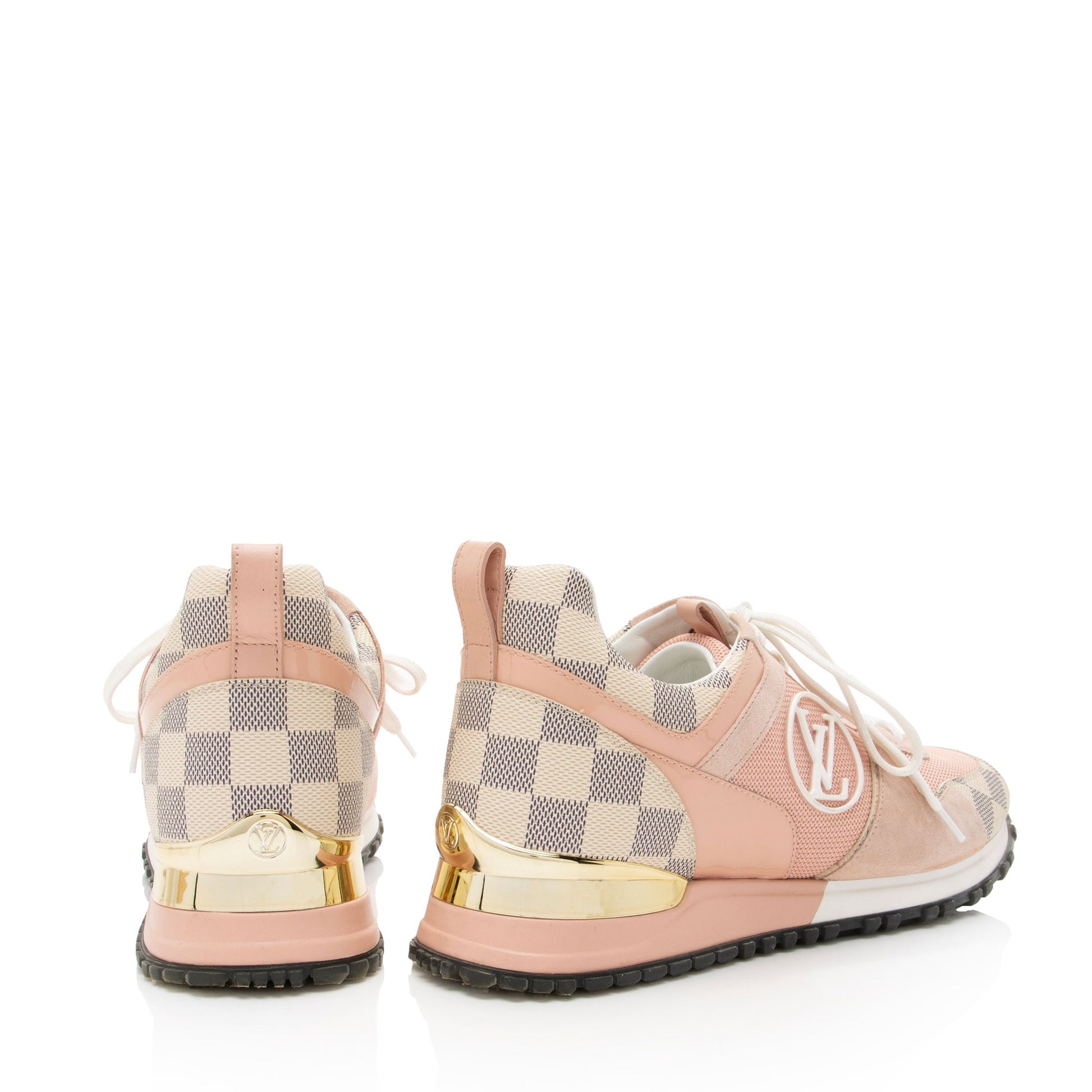 Louis Vuitton Damier Azur Suede Run Away Sneakers