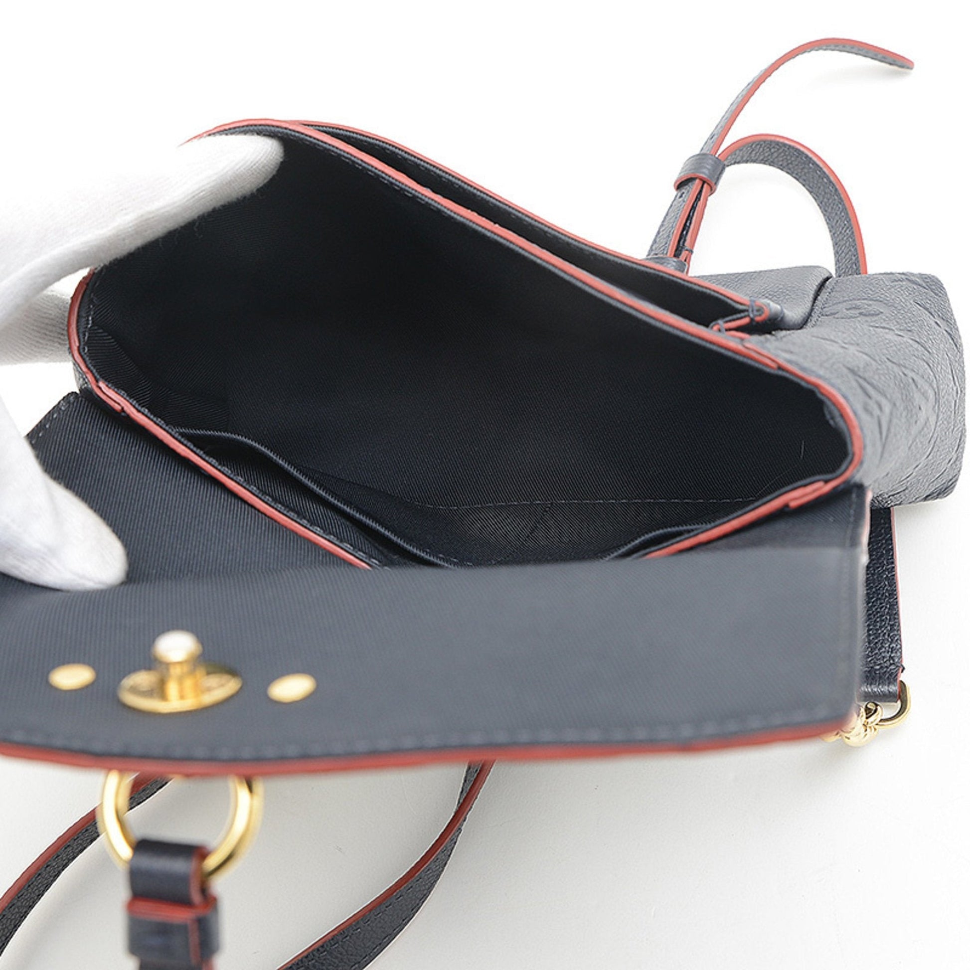 Louis Vuitton Monogram Empreinte Leather Shoulder Bag