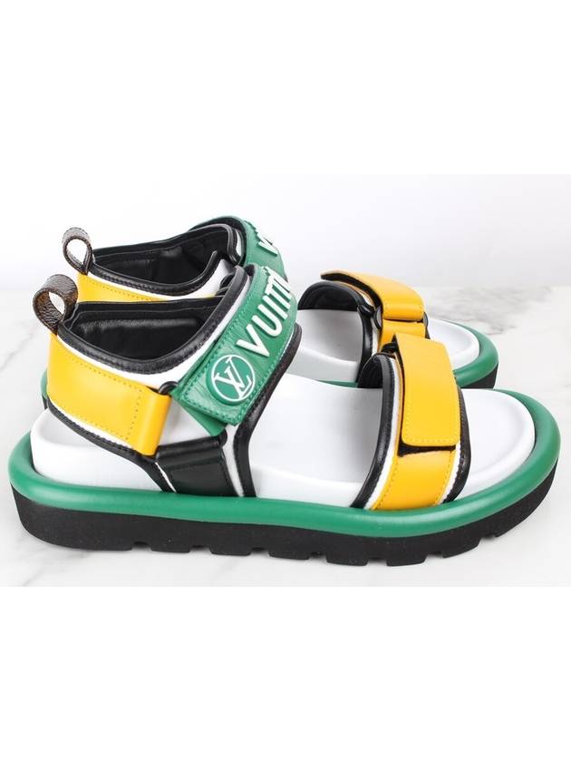 Louis Vuitton Full pillow comfort sandals 35 5 225