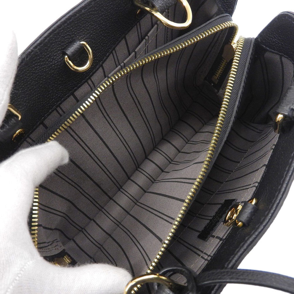 Louis Vuitton Monogram Empreinte Noir Leather Handbag
