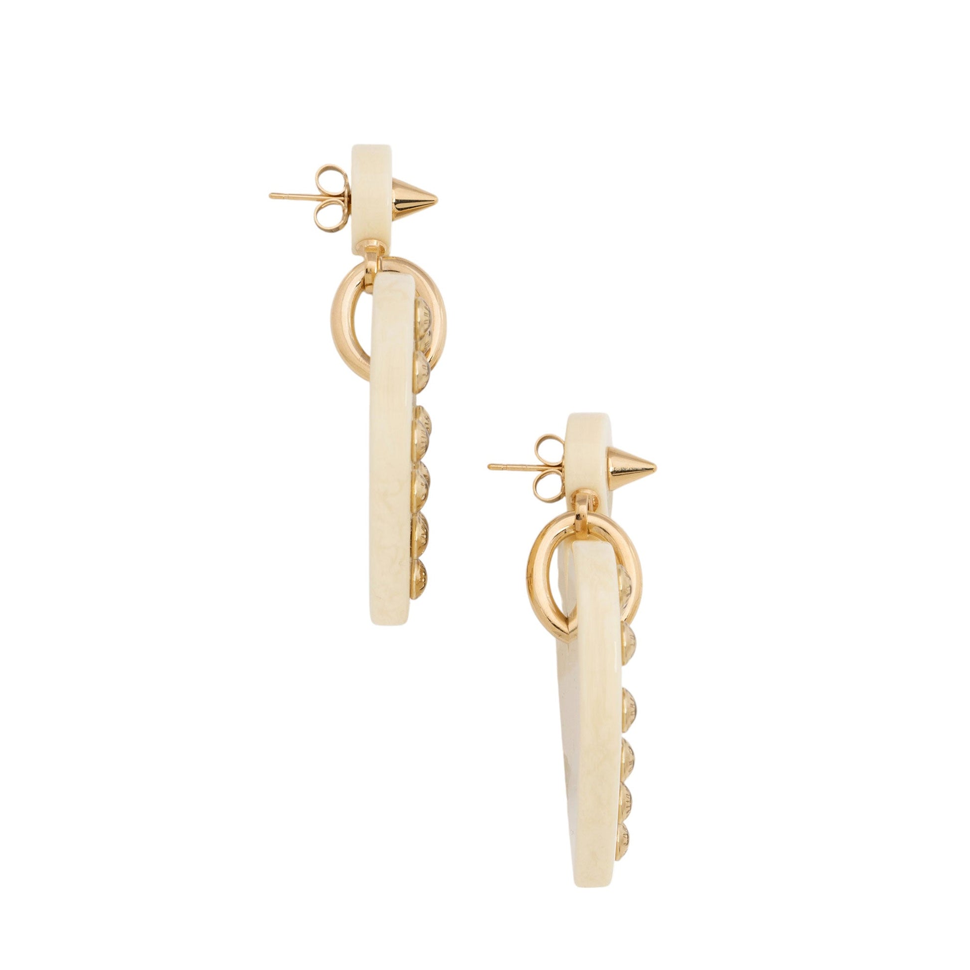 Louis Vuitton Heart Nails Earrings