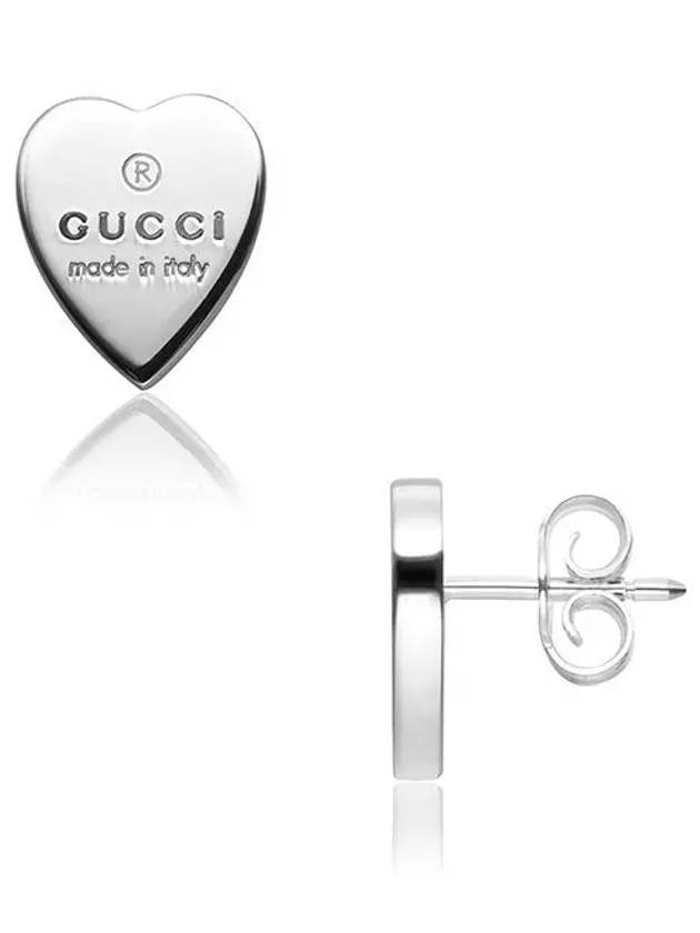 Gucci Trademark Heart Earrings YBD223990001 Silver