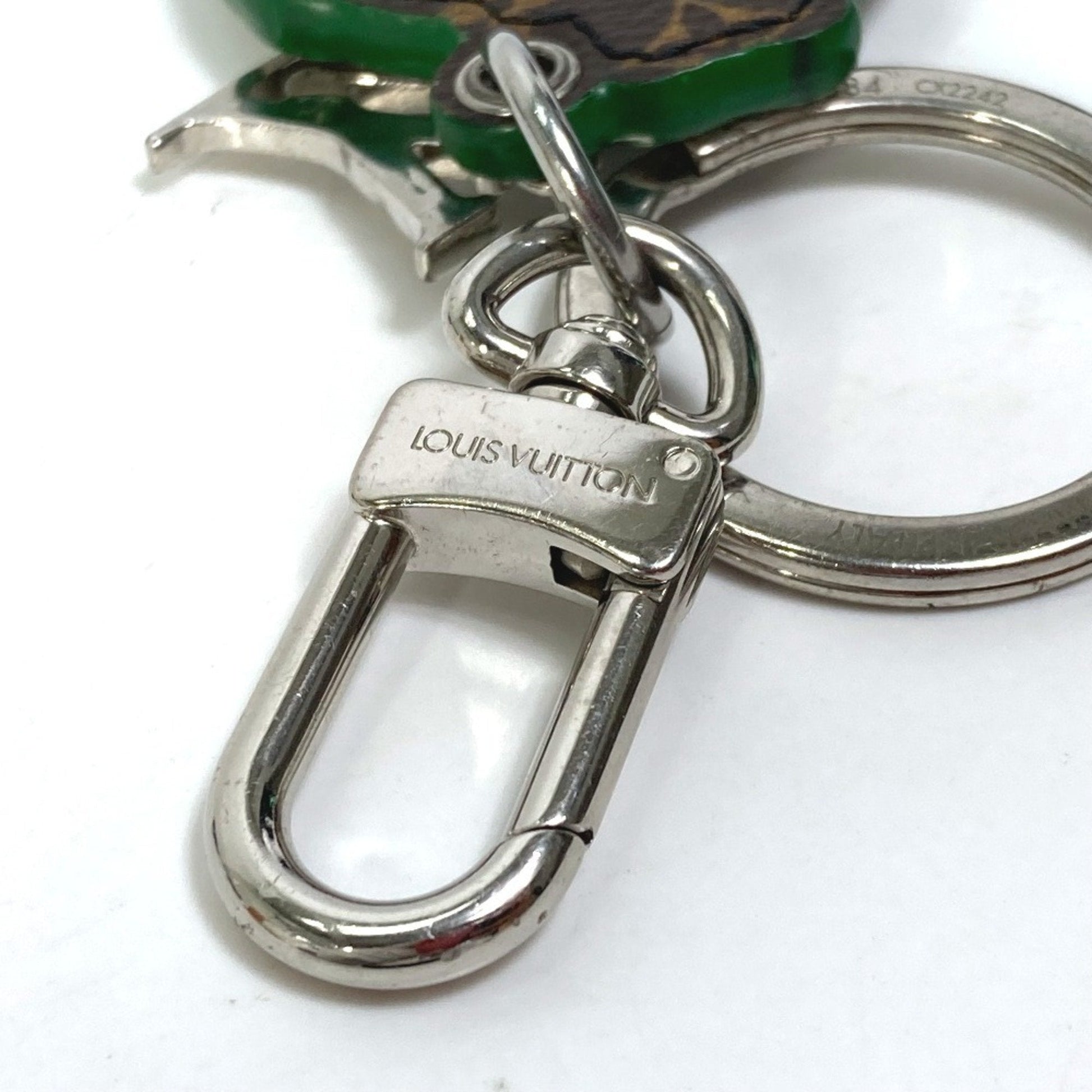 Louis Vuitton Monogram Leather Keyring