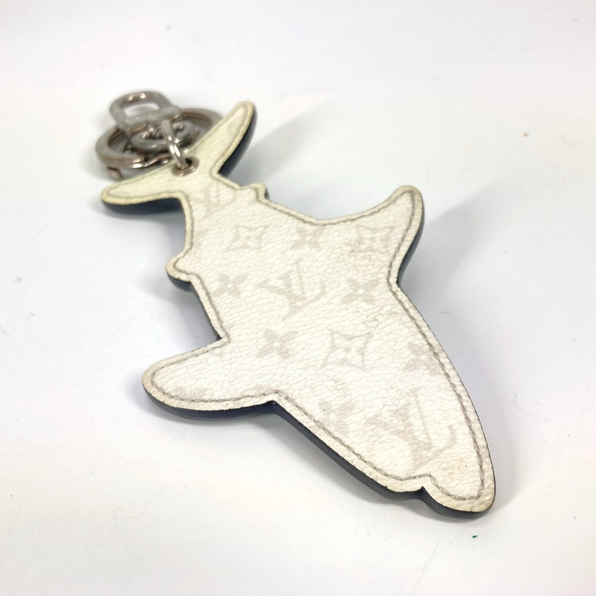 Louis Vuitton blue Leather Keyring
