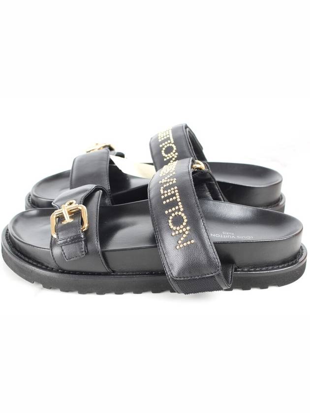 Louis Vuitton Paseo flat comfort sandals 37 240