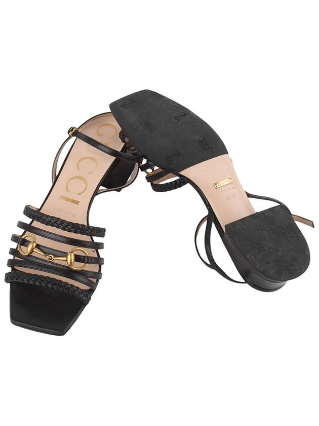 Gucci 645404 Horsebit heel sandals 36 1 2 size 33711Y