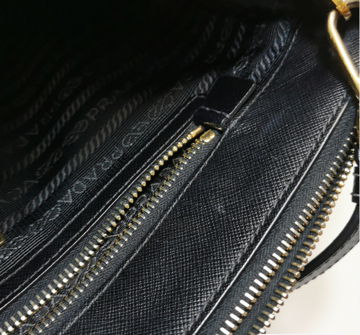 Preloved Prada Galleria Medium Bag Black 24081678827753