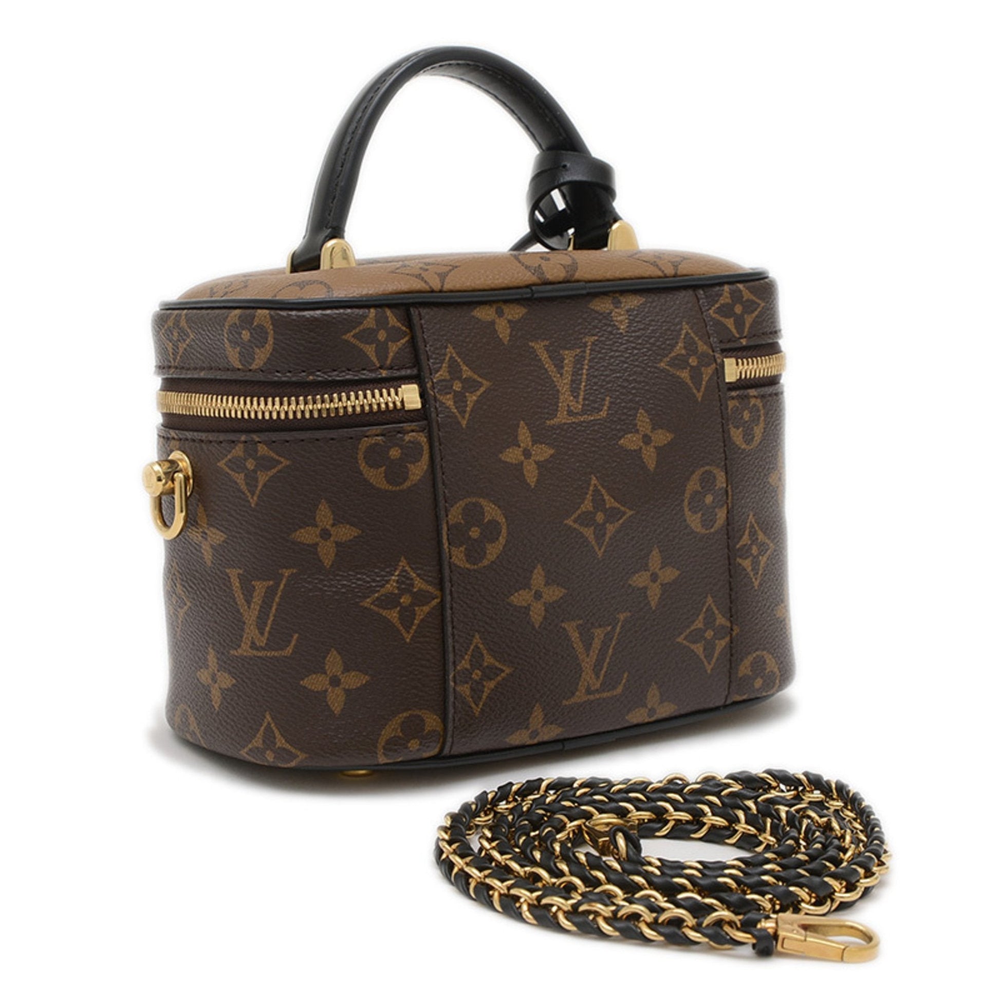 Louis Vuitton Monogram Reverse Handbag Vanity Bag