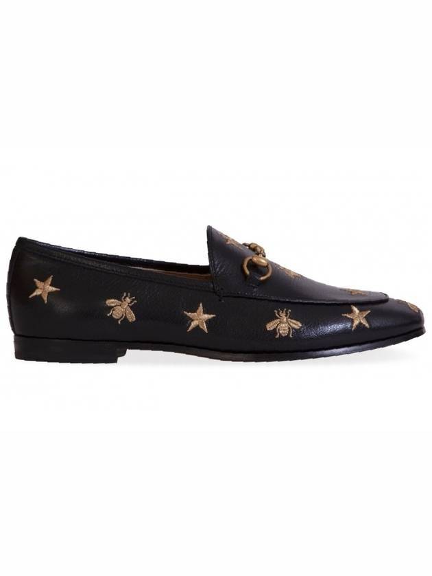 Gucci Jordan Vista Embroidered Leather Loafers Black