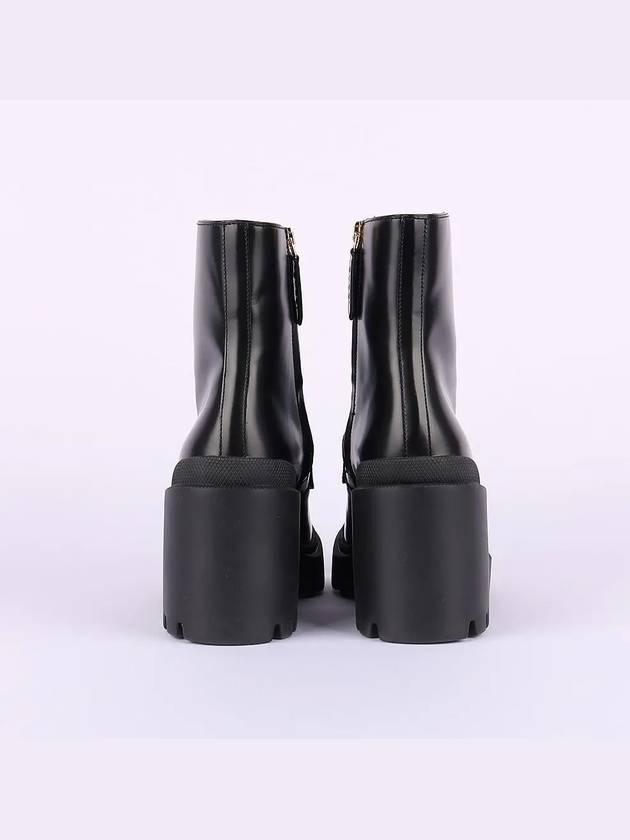 Gucci Middle Boot with Horsebit Black Leather