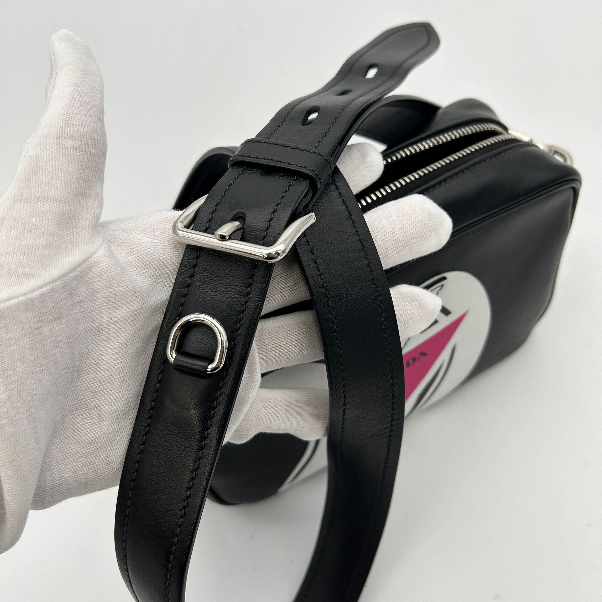 PRADA City Calf Leather Crossbody Bag CN241210C1