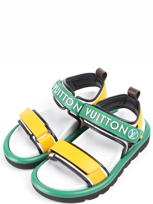 Louis Vuitton Full pillow comfort sandals 35 5 225