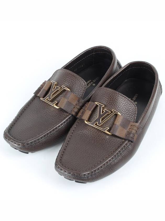 Louis Vuitton Damier LV leather loafers 6 255 260