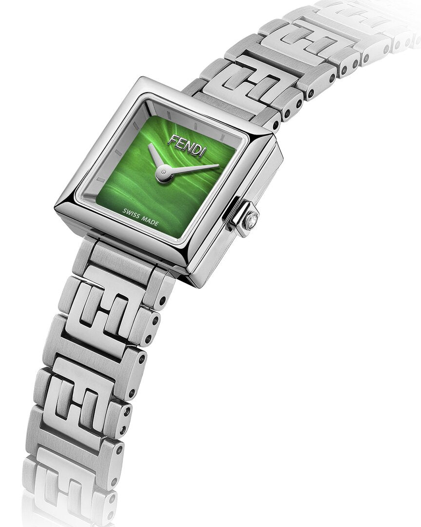 Fendi Women's Forever Fendi Square Diamond Watch