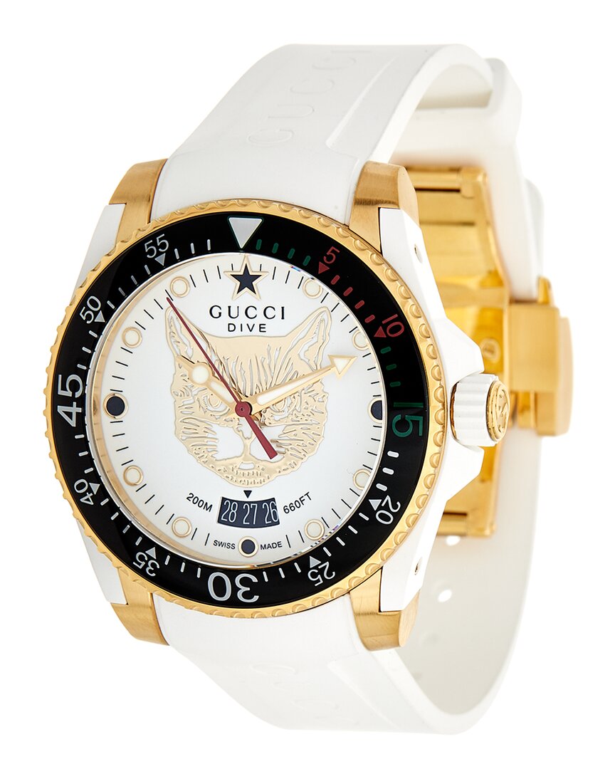 Gucci Men's Dive Watch Gold
