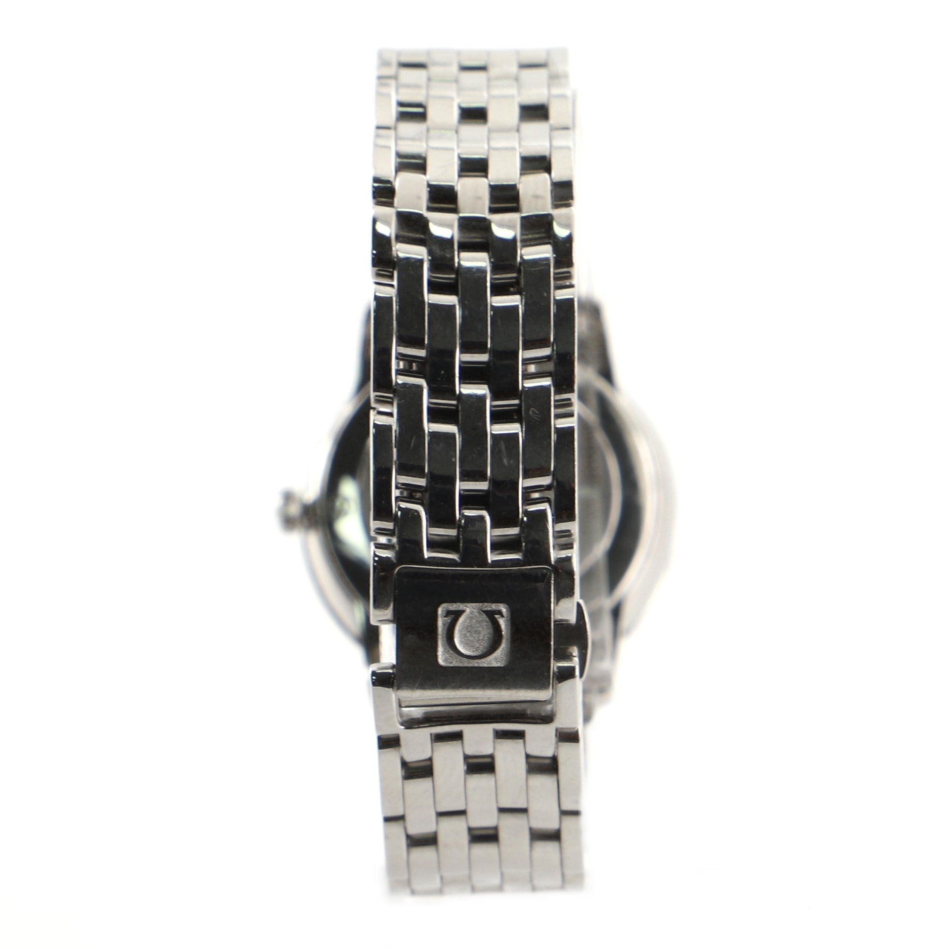 Omega De Ville Prestige Orbis Quartz Watch Stainless Steel with Diamond Markers 27