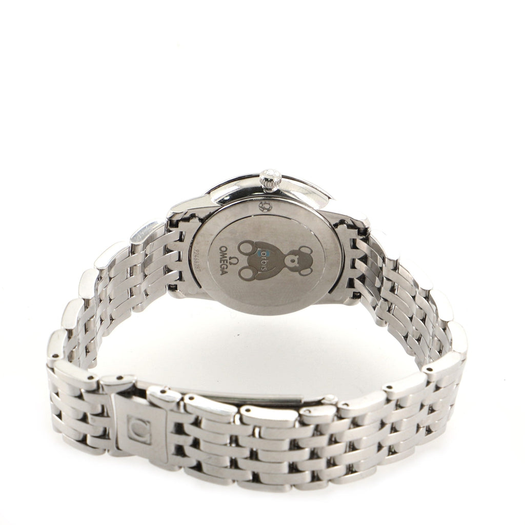 Omega De Ville Prestige Orbis Quartz Watch Stainless Steel with Diamond Markers 27