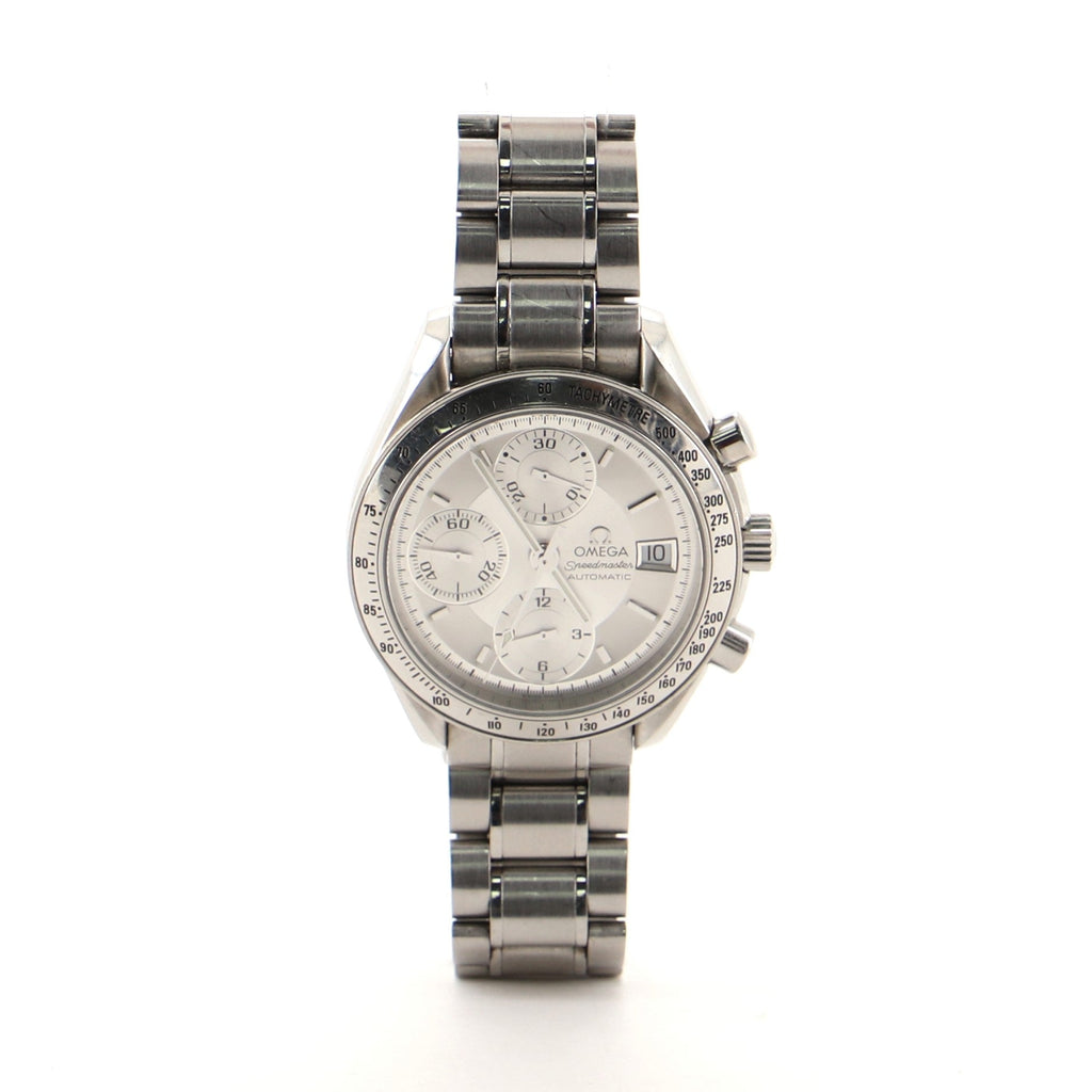 Omega Speedmaster Date Chronograph Automatic Watch Stainless Steel 39