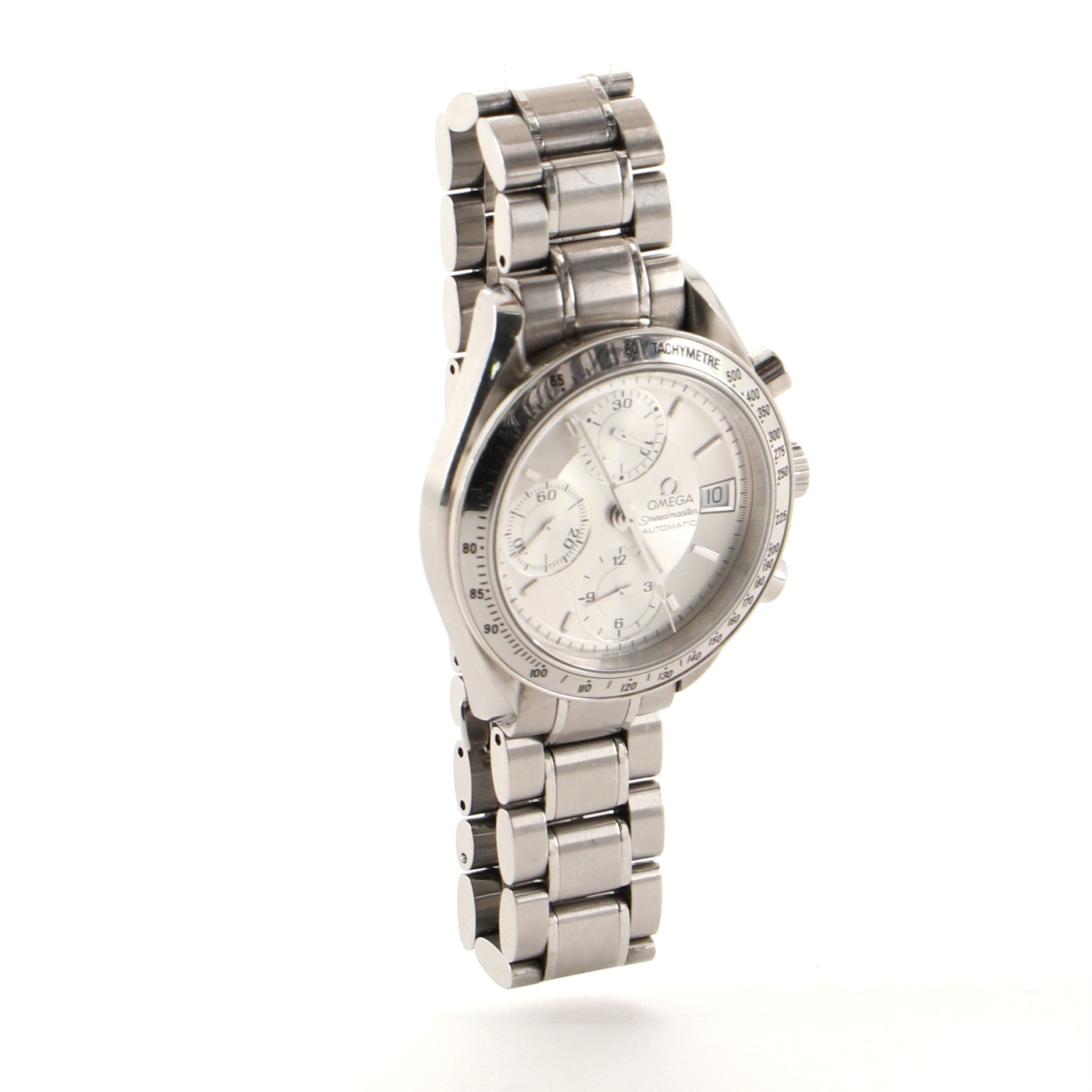 Omega Speedmaster Date Chronograph Automatic Watch Stainless Steel 39