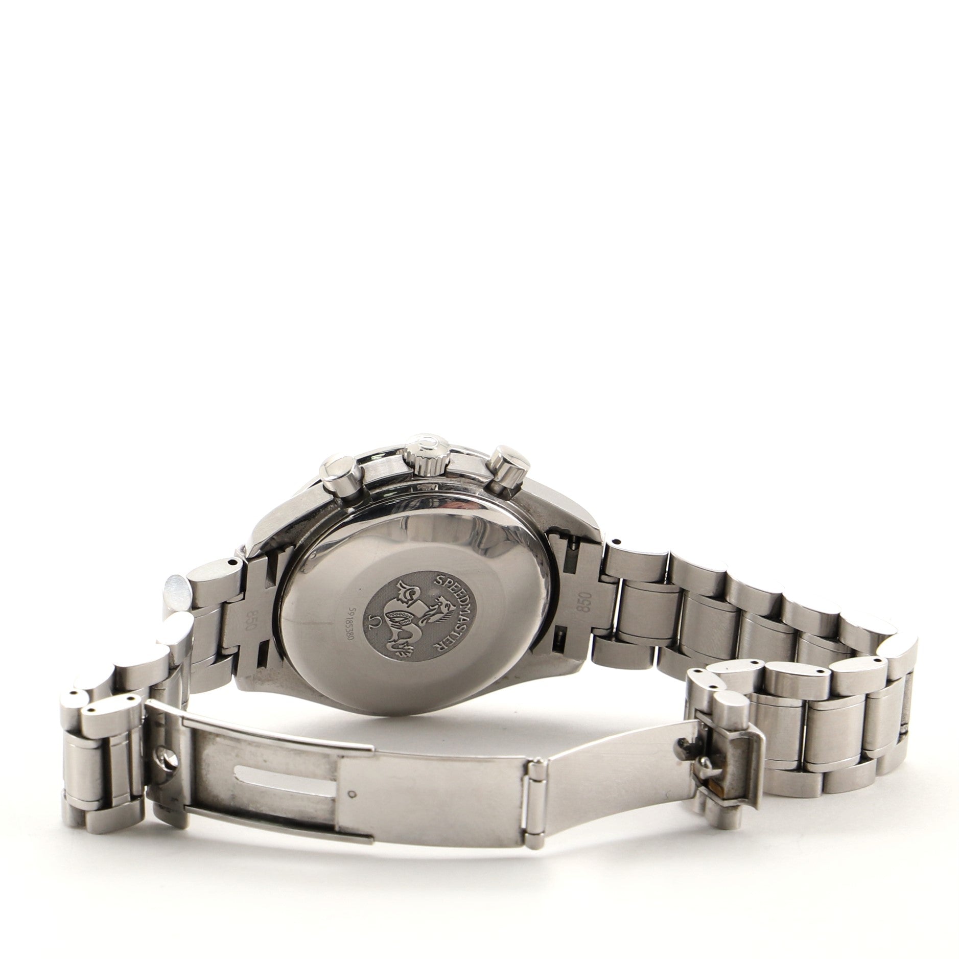 Omega Speedmaster Date Chronograph Automatic Watch Stainless Steel 39