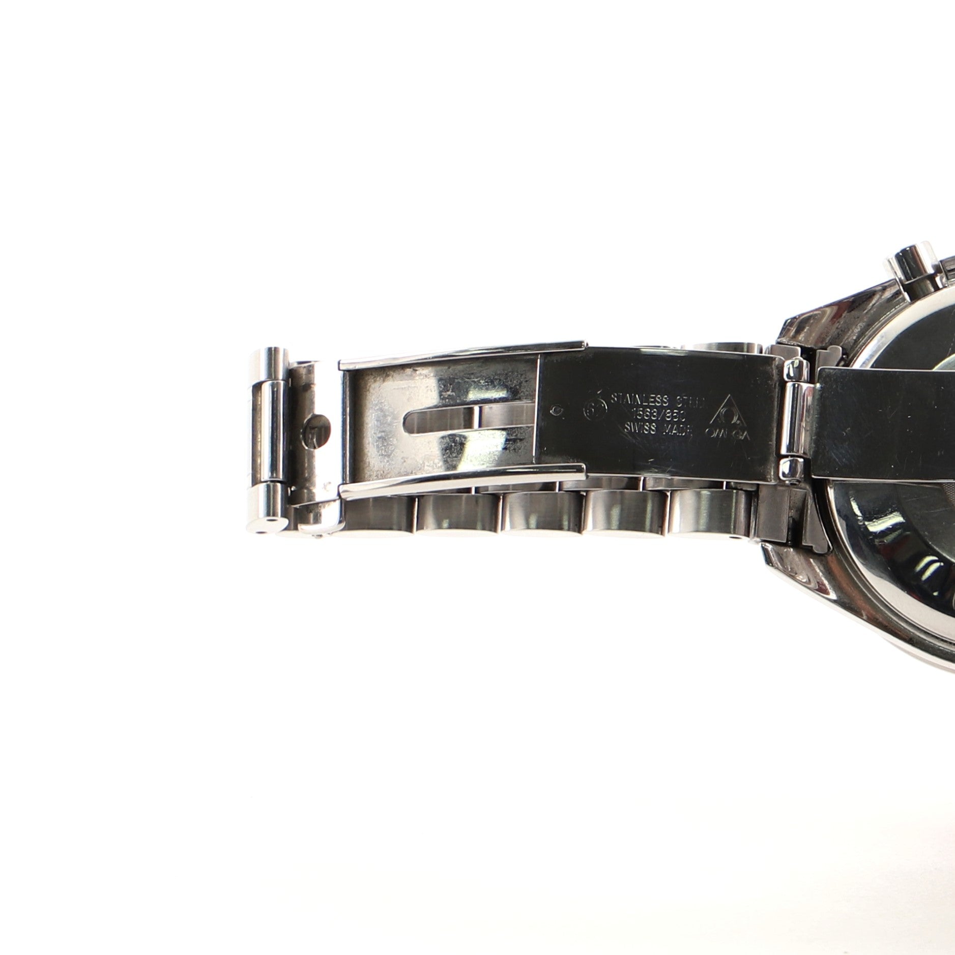 Omega Speedmaster Date Chronograph Automatic Watch Stainless Steel 39