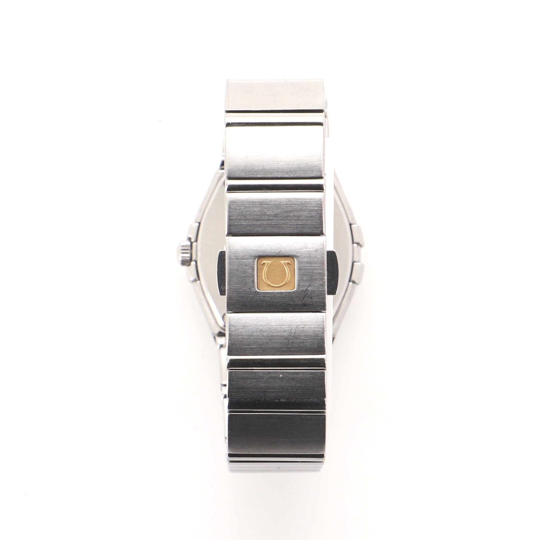 Omega Constellation Quartz Watch Stainless Steel with Diamond Markers and Mother of Pearl 24