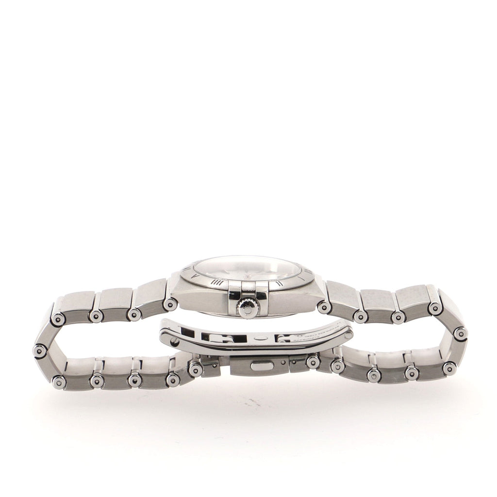 Omega Constellation Quartz Watch Stainless Steel and Mother of Pearl 28
