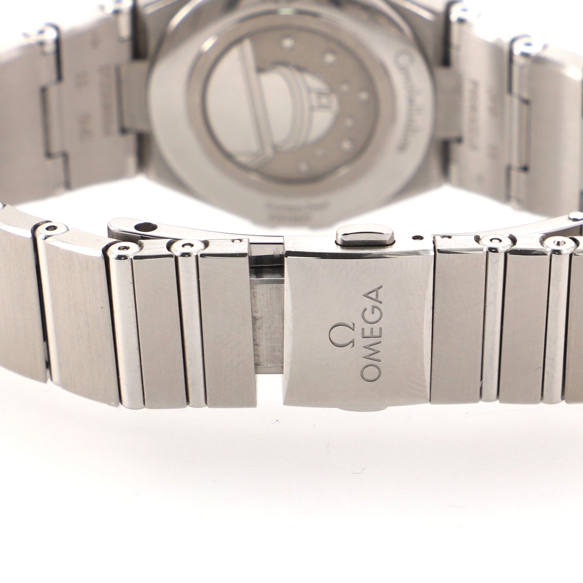 Omega Constellation Quartz Watch Stainless Steel and Mother of Pearl 28