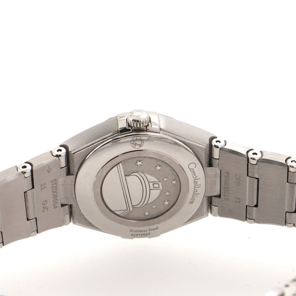 Omega Constellation Quartz Watch Stainless Steel and Mother of Pearl 28