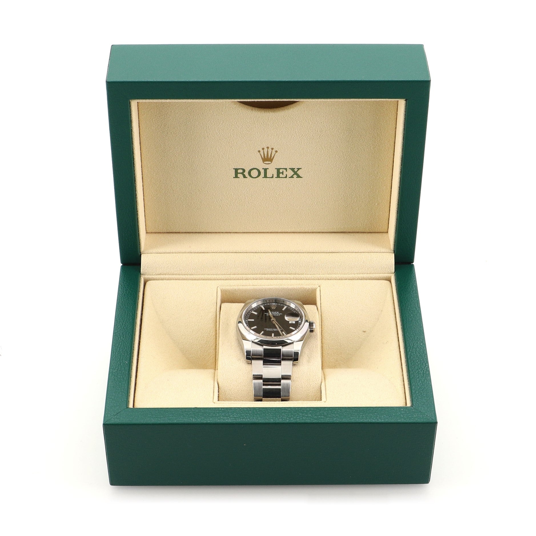 Rolex Oyster Perpetual Datejust Automatic Watch Stainless Steel 36