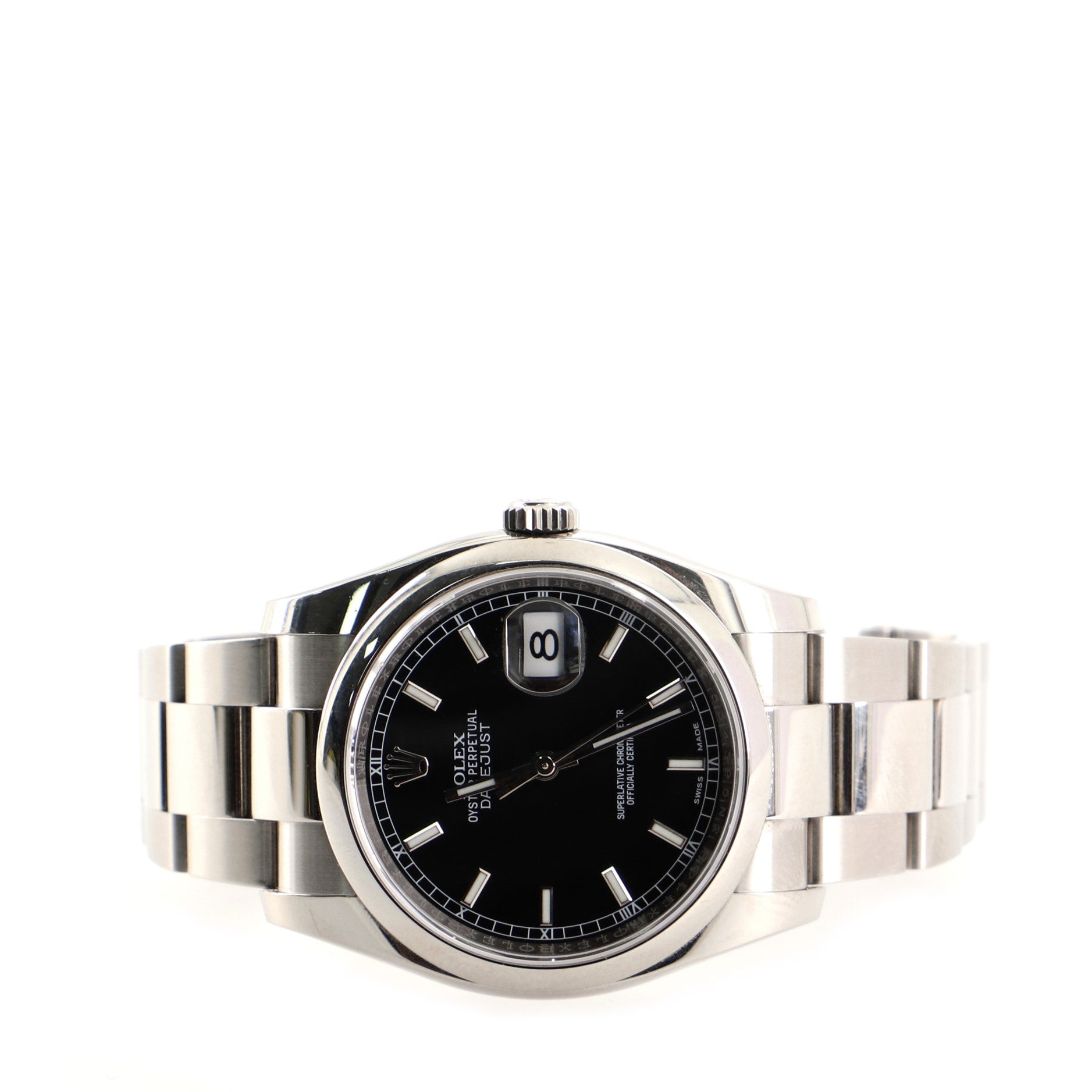 Rolex Oyster Perpetual Datejust Automatic Watch Stainless Steel 36