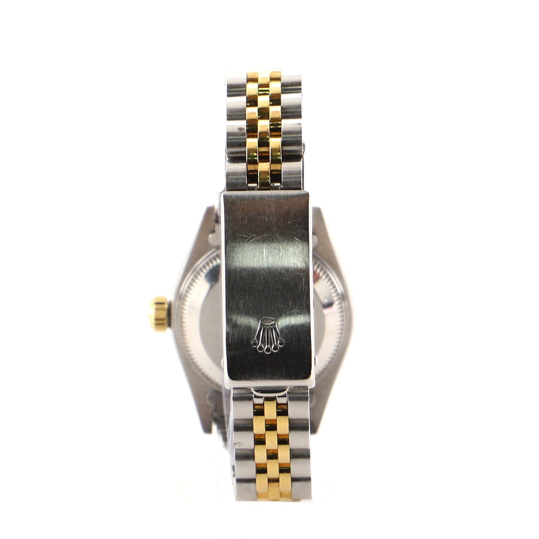 Rolex Oyster Perpetual Datejust Automatic Watch Stainless Steel and Yellow Gold with Diamond Markers 26
